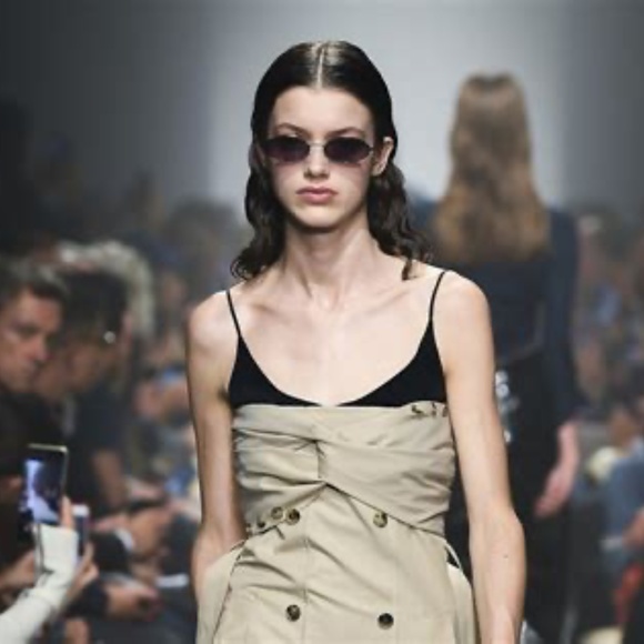 Rohk Cotton Twist Front Trench Dress size US6-8 - Picture 13 of 16